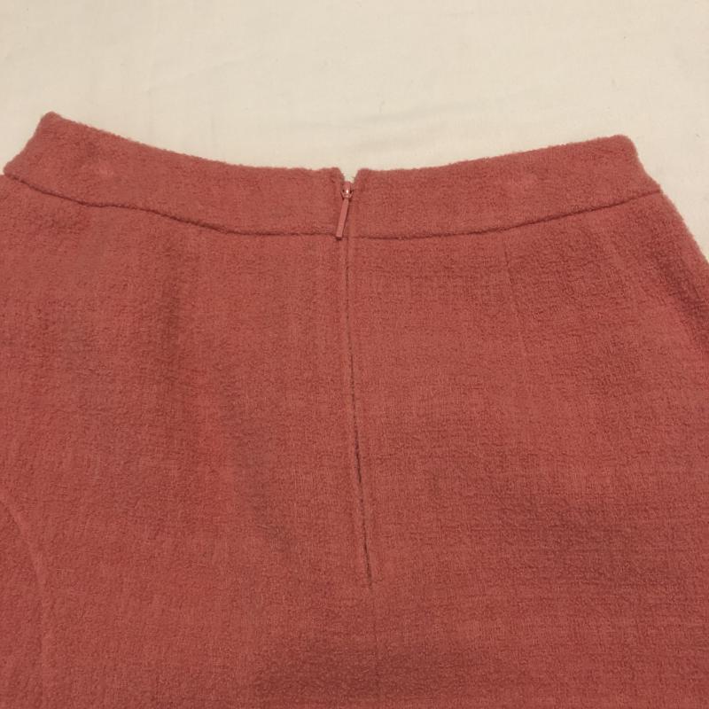 ルネ Rene スカート ひざ丈スカート ウール ツイードスカート 36 無地 桃 / ピンク /  レディース USED 古着 中古 10015341