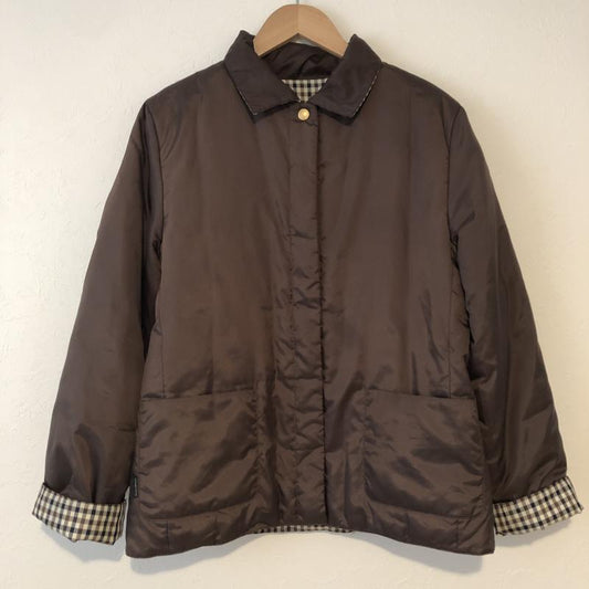 アクアスキュータム Aquascutum ジャケット、上着 ダウンジャケット 無地 茶 / ブラウン /  レディース USED 古着 中古 10015353