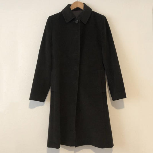 ギャバジンケーティー GABARDINEK.T コート コート一般 ステンカラー アンゴラ混 無地 黒 / ブラック /  レディース USED 古着 中古 10015374