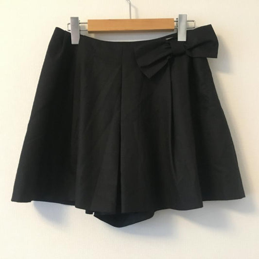 ボンメルスリー Bon mercerie パンツ キュロット 36 無地 黒 / ブラック /  レディース USED 古着 中古 10015528