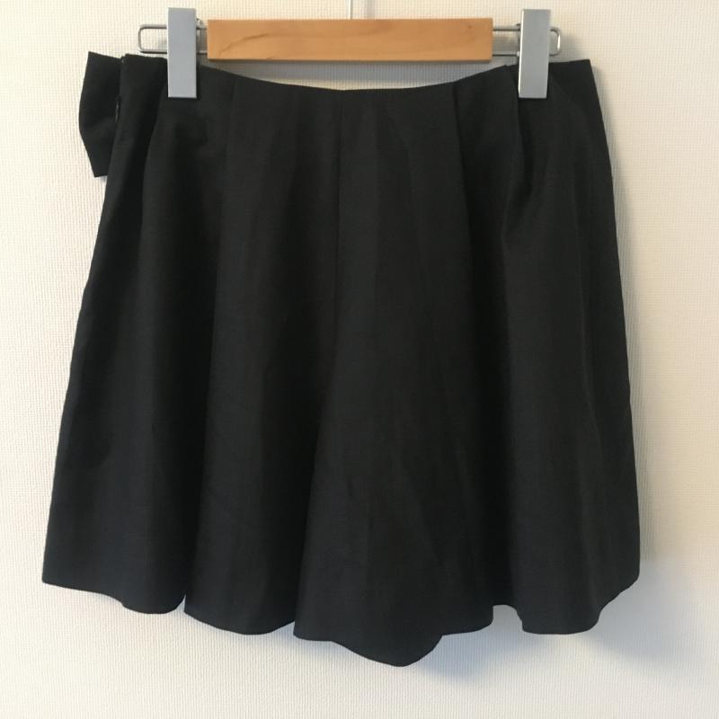 ボンメルスリー Bon mercerie パンツ キュロット 36 無地 黒 / ブラック /  レディース USED 古着 中古 10015528