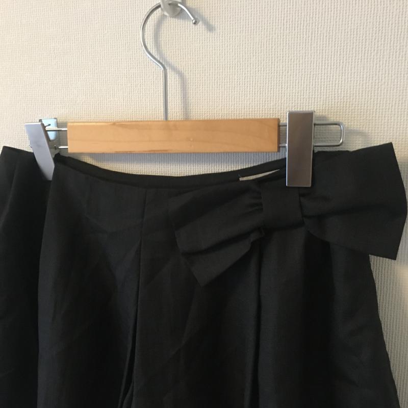 ボンメルスリー Bon mercerie パンツ キュロット 36 無地 黒 / ブラック /  レディース USED 古着 中古 10015528
