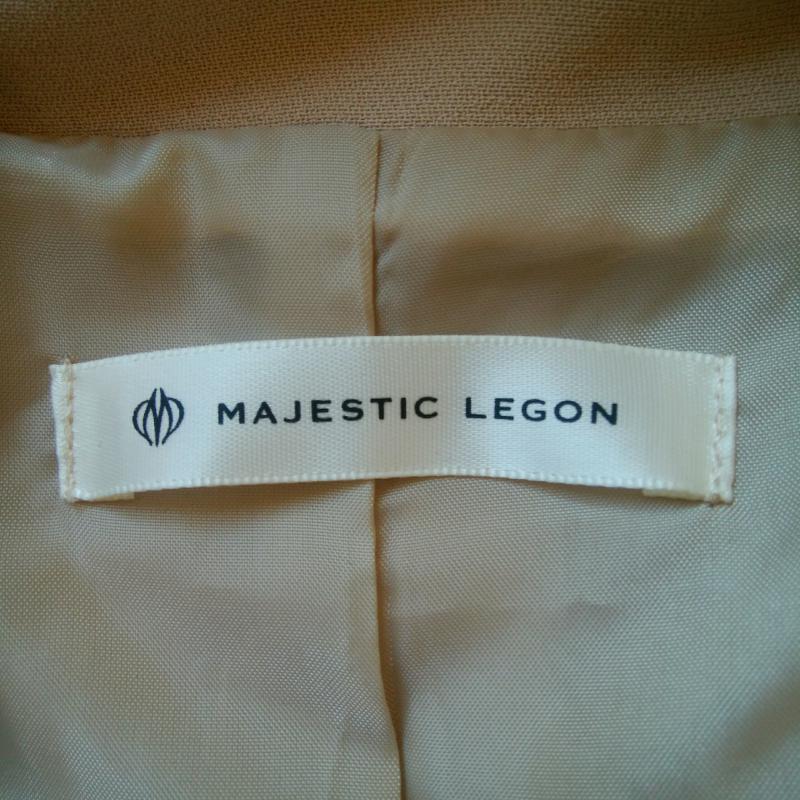 マジェスティックレゴン MAJESTIC LEGON ジャケット、上着 ジャケット、ブレザー S 無地 ベージュ / ベージュ /  レディース USED 古着 中古 10015689