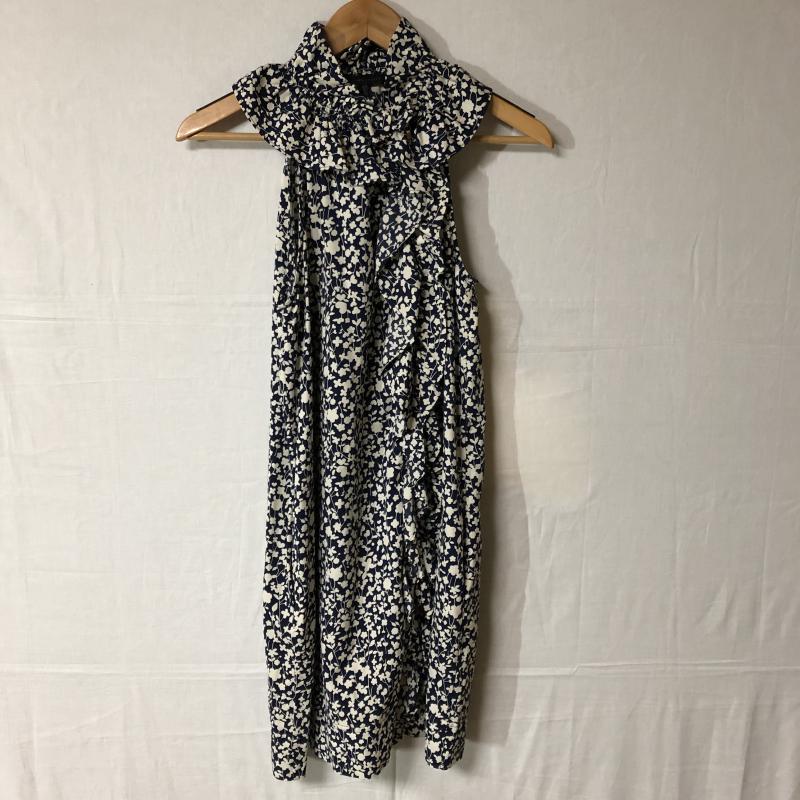 マークバイマークジェイコブス MARC by MARC JACOBS ワンピース ロングスカート S 総柄 白 / ホワイト / X 紺 / ネイビー /  レディース USED 古着 中古 10015705