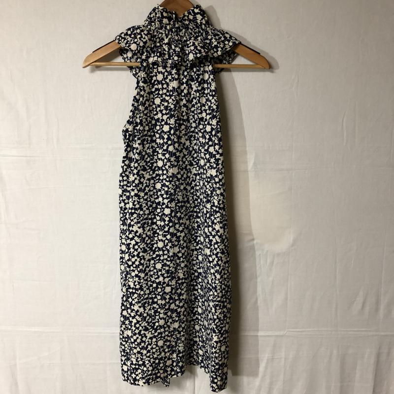 マークバイマークジェイコブス MARC by MARC JACOBS ワンピース ロングスカート S 総柄 白 / ホワイト / X 紺 / ネイビー /  レディース USED 古着 中古 10015705