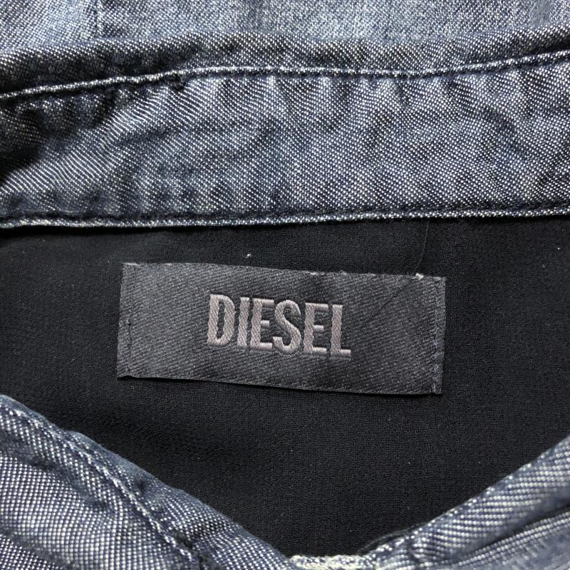 ディーゼル DIESEL ワンピース ひざ丈スカート XS 無地 黒 / ブラック / X 灰 / グレー /  レディース USED 古着 中古 10015718