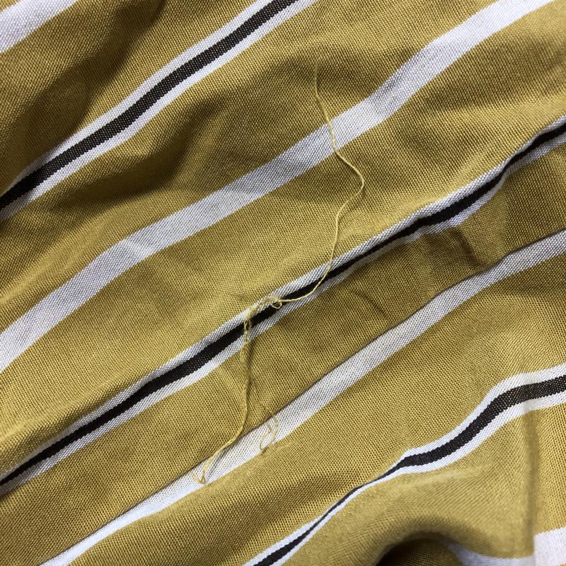 ザラティーアールエフ ZARA TRF ボトムス ボトムス スカーチョ/ガウチョパンツ S ボーダー柄 黄 / イエロー / X ベージュ / ベージュ / X 茶 / ブラウン /  レディース USED 古着 中古 10015724