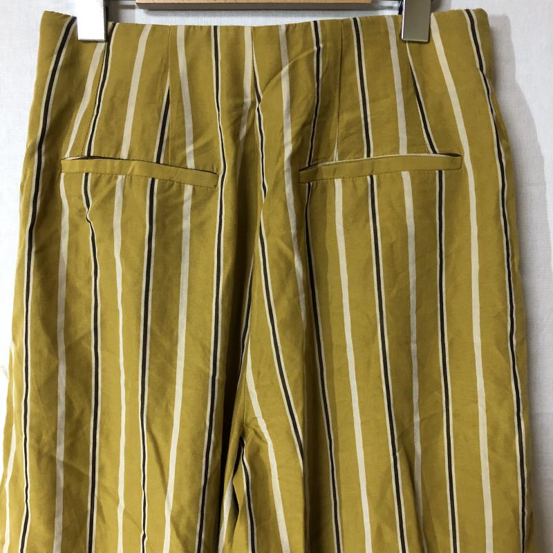 ザラティーアールエフ ZARA TRF ボトムス ボトムス スカーチョ/ガウチョパンツ S ボーダー柄 黄 / イエロー / X ベージュ / ベージュ / X 茶 / ブラウン /  レディース USED 古着 中古 10015724