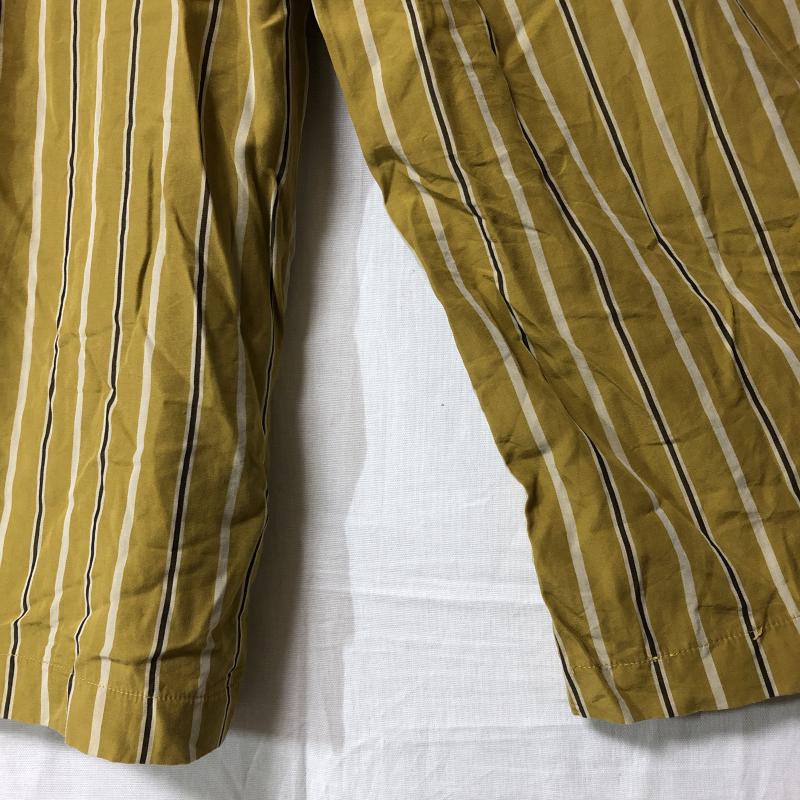 ザラティーアールエフ ZARA TRF ボトムス ボトムス スカーチョ/ガウチョパンツ S ボーダー柄 黄 / イエロー / X ベージュ / ベージュ / X 茶 / ブラウン /  レディース USED 古着 中古 10015724