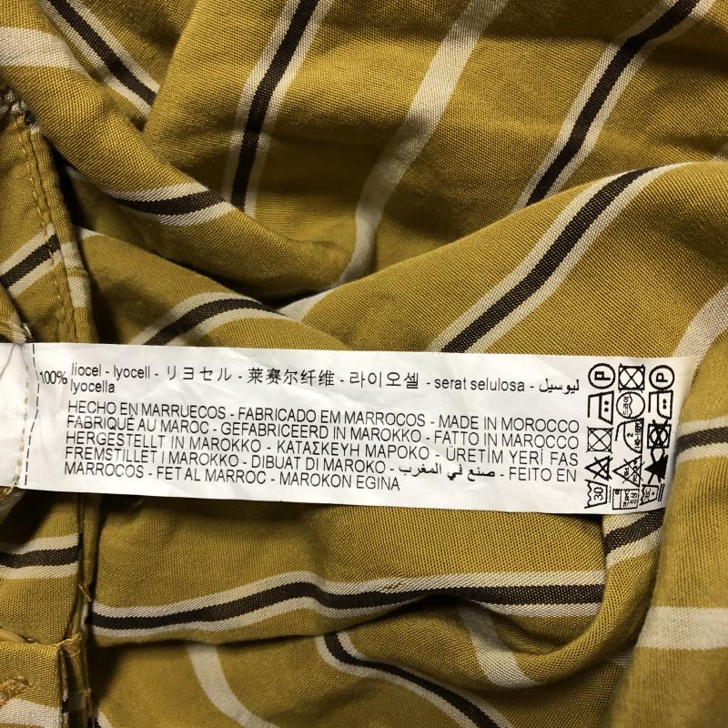 ザラティーアールエフ ZARA TRF ボトムス ボトムス スカーチョ/ガウチョパンツ S ボーダー柄 黄 / イエロー / X ベージュ / ベージュ / X 茶 / ブラウン /  レディース USED 古着 中古 10015724