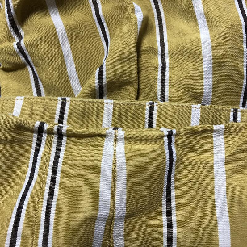 ザラティーアールエフ ZARA TRF ボトムス ボトムス スカーチョ/ガウチョパンツ S ボーダー柄 黄 / イエロー / X ベージュ / ベージュ / X 茶 / ブラウン /  レディース USED 古着 中古 10015724