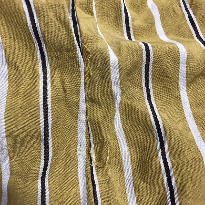 ザラティーアールエフ ZARA TRF ボトムス ボトムス スカーチョ/ガウチョパンツ S ボーダー柄 黄 / イエロー / X ベージュ / ベージュ / X 茶 / ブラウン /  レディース USED 古着 中古 10015724