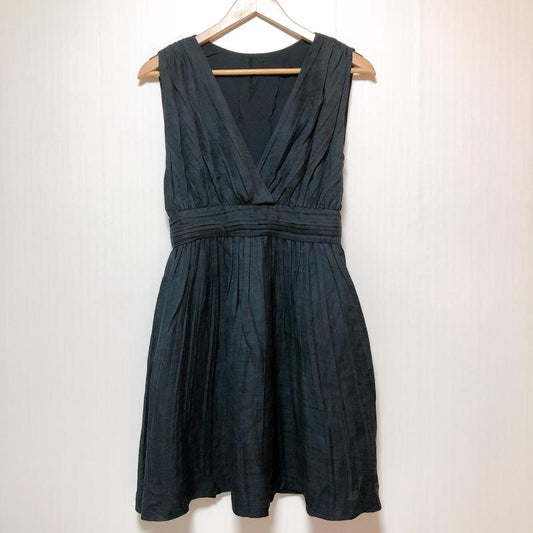 パンソー PINCEAU チュニック 半袖 ノースリーブ 38 無地 紺 / ネイビー /  レディース USED 古着 中古 10015764