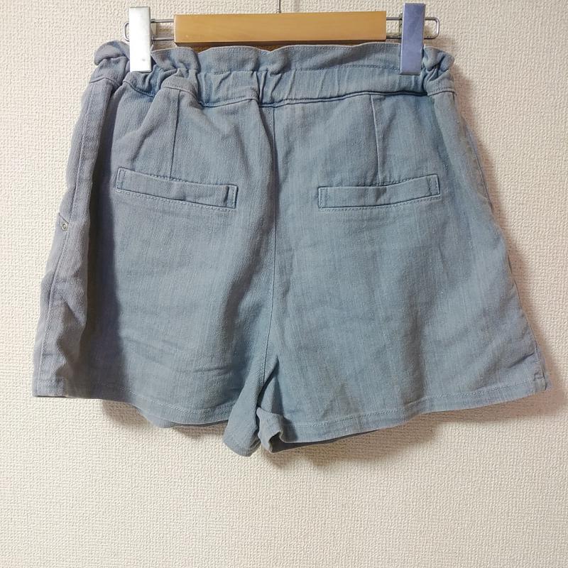 ミスティウーマン mysty woman パンツ ショートパンツ デニム M 無地 青 / ブルー /  レディース USED 古着 中古 10015993