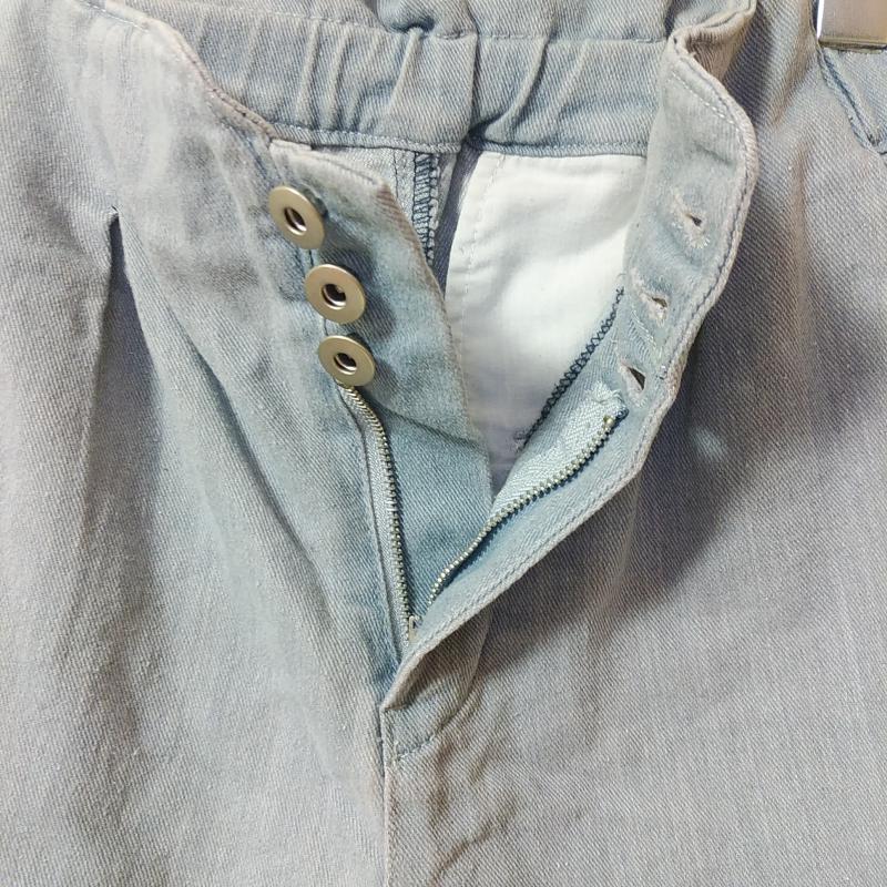 ミスティウーマン mysty woman パンツ ショートパンツ デニム M 無地 青 / ブルー /  レディース USED 古着 中古 10015993