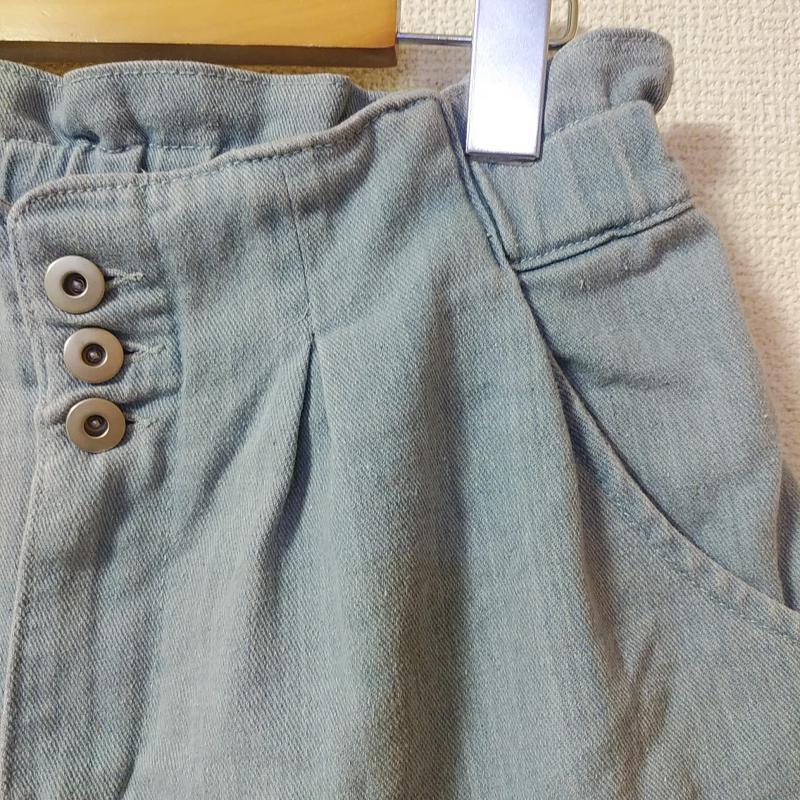 ミスティウーマン mysty woman パンツ ショートパンツ デニム M 無地 青 / ブルー /  レディース USED 古着 中古 10015993