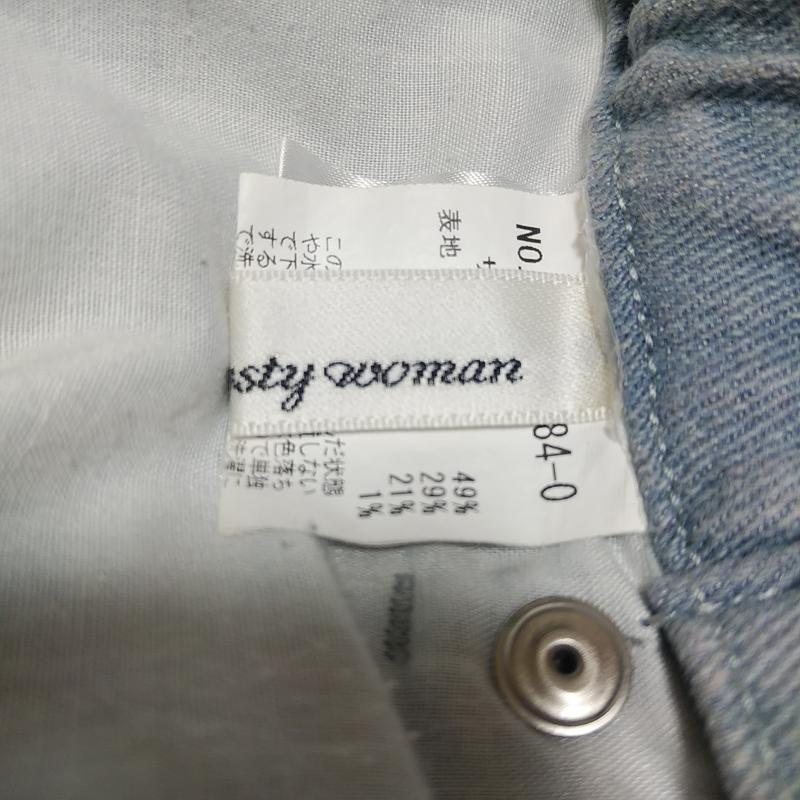 ミスティウーマン mysty woman パンツ ショートパンツ デニム M 無地 青 / ブルー /  レディース USED 古着 中古 10015993