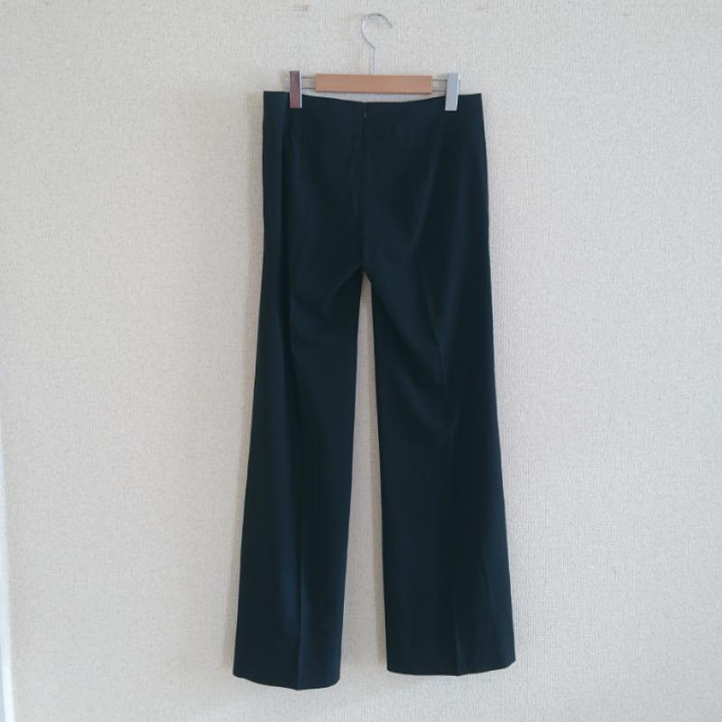スポーツマックス SPORTMAX パンツ スラックス 42 無地 黒 / ブラック /  レディース USED 古着 中古 10016042