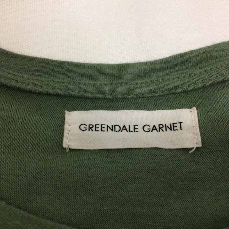 グリーンデイル ガーネット GREENDALE GARNET カットソー 半袖 L 無地 緑 / グリーン /  レディース USED 古着 中古 10016065