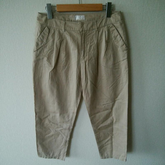 テチチ Te chichi ボトムス ボトムス サブリナパンツ L 無地 ベージュ / ベージュ /  レディース USED 古着 中古 10016083