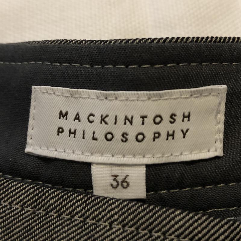 マッキントッシュフィロソフィー MACKINTOSH PHILOSOPH パンツ キュロット 36 無地 灰 / グレー /  レディース USED 古着 中古 10016149
