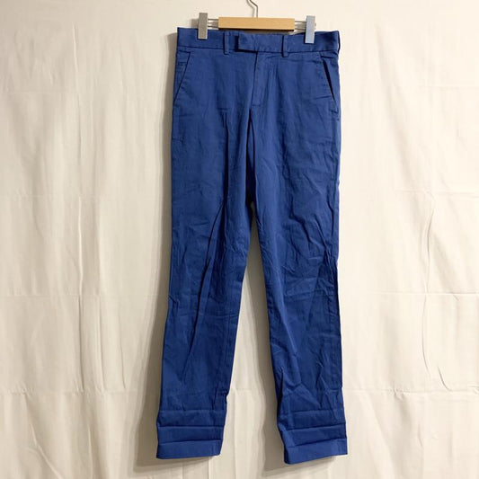 プリングル 1815 PRINGLE 1815 パンツ スラックス 36 無地 青 / ブルー /  レディース USED 古着 中古 10016280