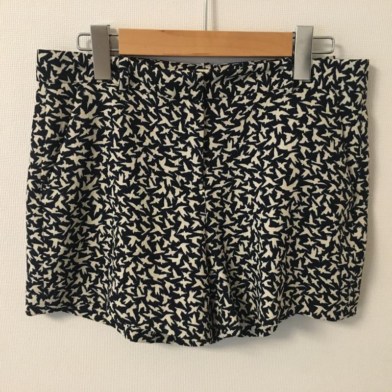 ザラベーシック ZARA BASIC パンツ ショートパンツ S  X 総柄 黒 / ブラック / X 白 / ホワイト /  レディース USED 古着 中古 10016298