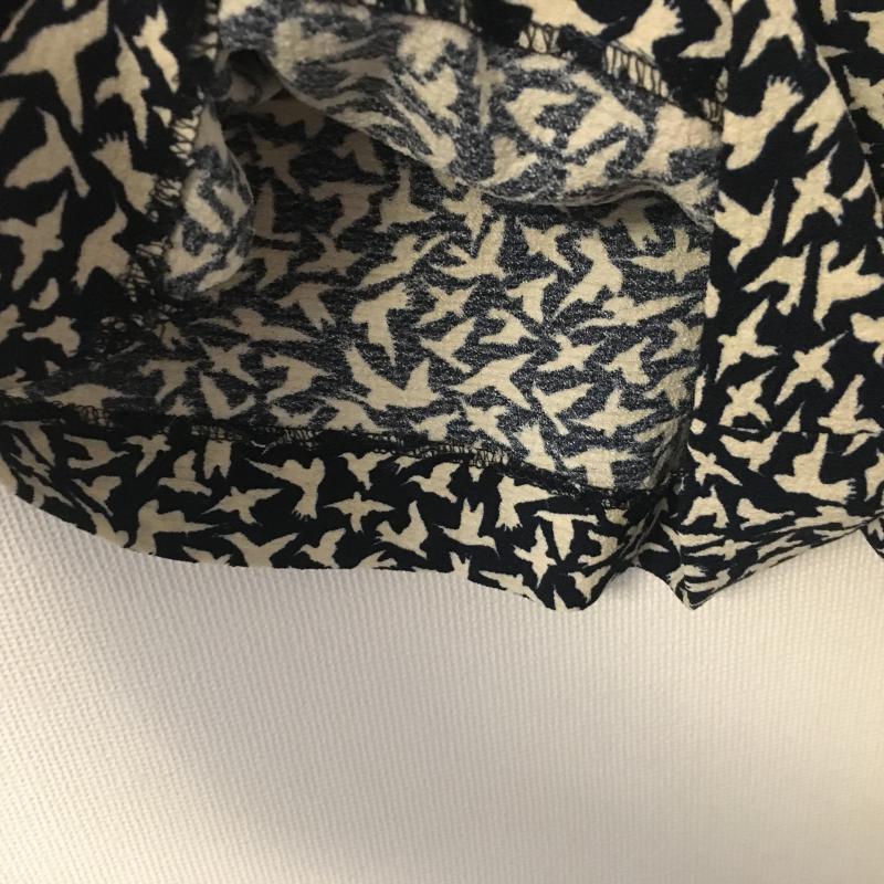 ザラベーシック ZARA BASIC パンツ ショートパンツ S  X 総柄 黒 / ブラック / X 白 / ホワイト /  レディース USED 古着 中古 10016298