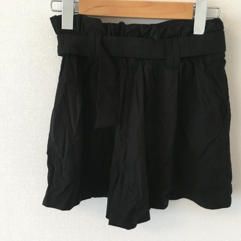 ベルシュカ Bershka パンツ ショートパンツ S 無地 黒 / ブラック /  レディース USED 古着 中古 10016325