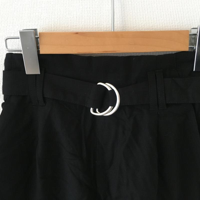 ベルシュカ Bershka パンツ ショートパンツ S 無地 黒 / ブラック /  レディース USED 古着 中古 10016325