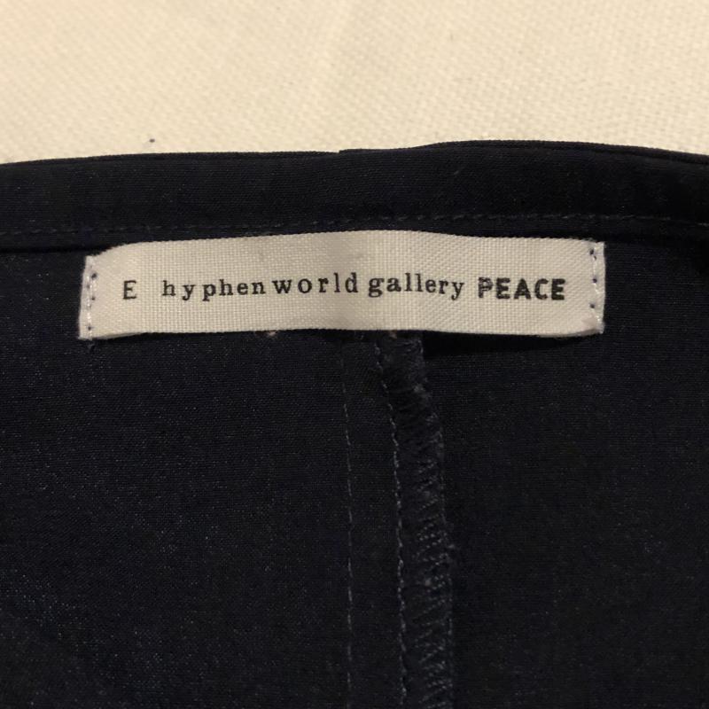 イーハイフンワールドギャラリーピー E hyphen world gallery PEACE ワンピース ロングスカート ドルマンスリーブワンピース FREE 無地 紺 / ネイビー /  レディース USED 古着 中古 10016354