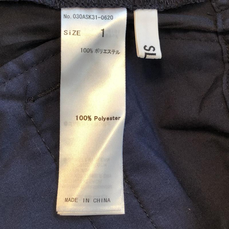 スライ SLY パンツ スラックス 1 無地 紺 / ネイビー /  レディース USED 古着 中古 10016426
