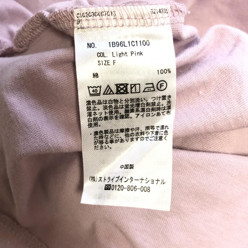 アースミュージックアンドエコロジー earth music&ecology カットソー 半袖 ラグランスリーブ FREE 無地 紫 / パープル /  レディース USED 古着 中古 10016473