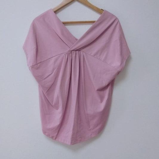 ロージー ROSIEE カットソー 半袖 38 無地 桃 / ピンク /  レディース USED 古着 中古 10016578