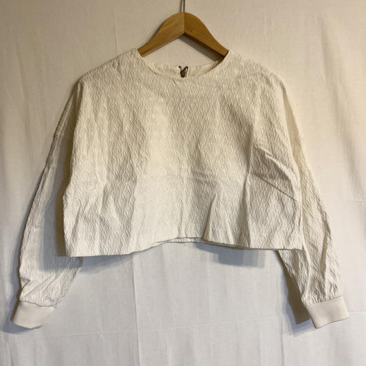 ジーナシス JEANASIS シャツ、ブラウス 長袖 FREE 無地 白 / ホワイト /  レディース USED 古着 中古 10016778