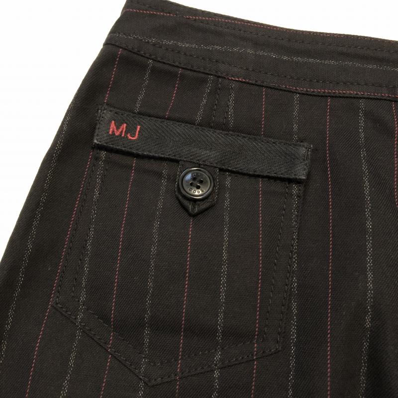 マークジェイコブス MARCJACOBS スカート ひざ丈スカート 2 ストライプ 黒 / ブラック / X 桃 / ピンク / X 白 / ホワイト /  レディース USED 古着 中古 10016988
