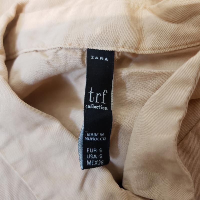 ザラティーアールエフ ZARA TRF チュニック 半袖 S 無地 桃 / ピンク /  レディース USED 古着 中古 10017112