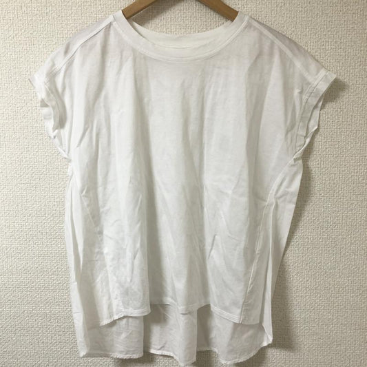 ヨーロ YOLO カットソー 半袖 36 無地 白 / ホワイト /  レディース USED 古着 中古 10017141