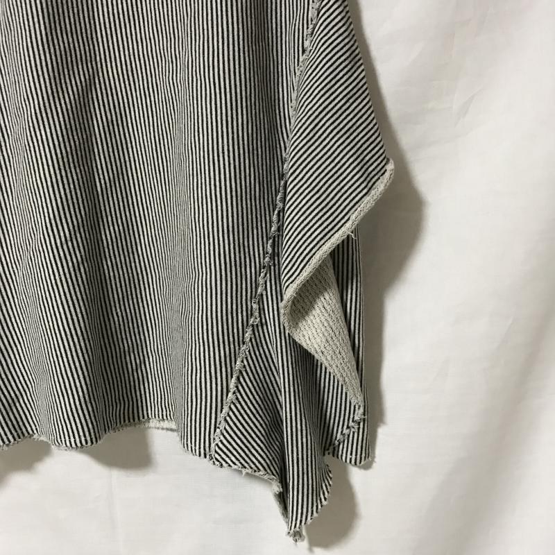 ザラ ZARA TRAFALUC スカート ひざ丈スカート XS ストライプ 白 / ホワイト / X 黒 / ブラック /  レディース USED 古着 中古 10017293