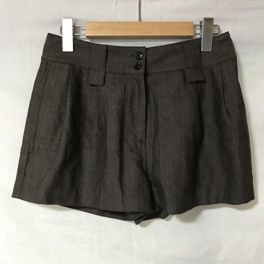 ブラックバイマウジー BLACK BY MOUSSY パンツ ショートパンツ 1 無地 茶 / ブラウン /  レディース USED 古着 中古 10017302