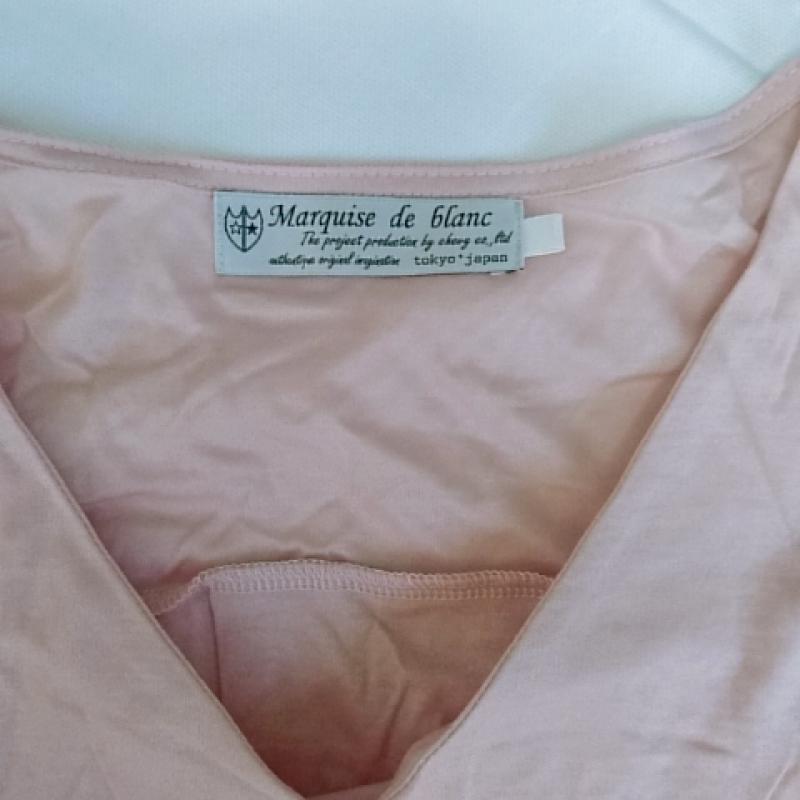 マルキスデブラン Marquise de blanc カットソー 長袖 40 無地 ベージュ / ベージュ /  レディース USED 古着 中古 10017431