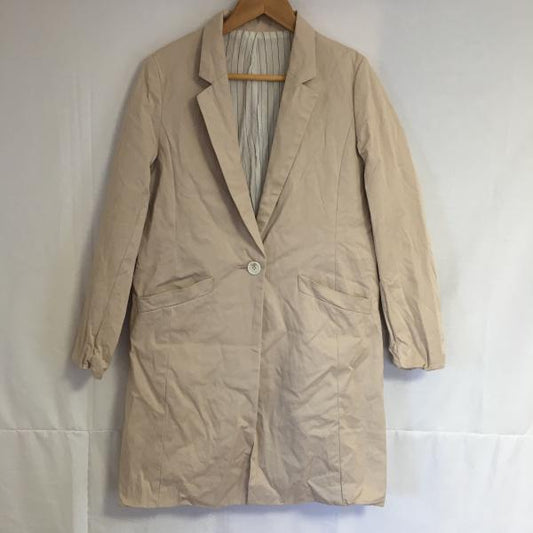 アルアバイル allureville コート  コート 2 無地 ベージュ / ベージュ /  レディース USED 古着 中古 10018273