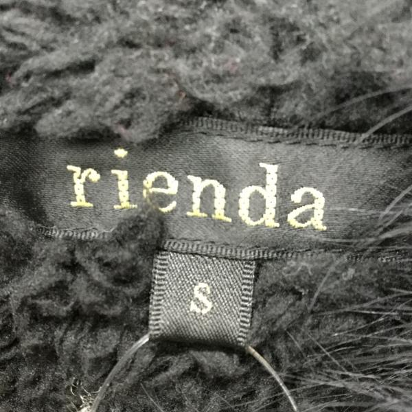 リエンダ rienda コート  ジャケット S 無地 黒 / ブラック /  レディース USED 古着 中古 10019523