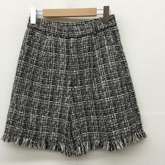 ローズバッド ROSE BUD パンツ  ショートパンツ FREE 白 / ホワイト / X 黒 / ブラック /  レディース USED 古着 中古 10019589
