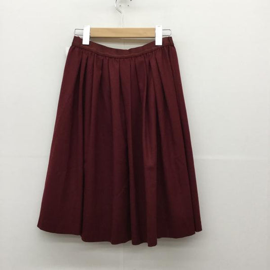 ビューティアンドユースユナイテッドアローズ BEAUTY&YOUTH UNITED ARROWS スカート  スカート 無地 赤 / レッド /  レディース USED 古着 中古 10019734