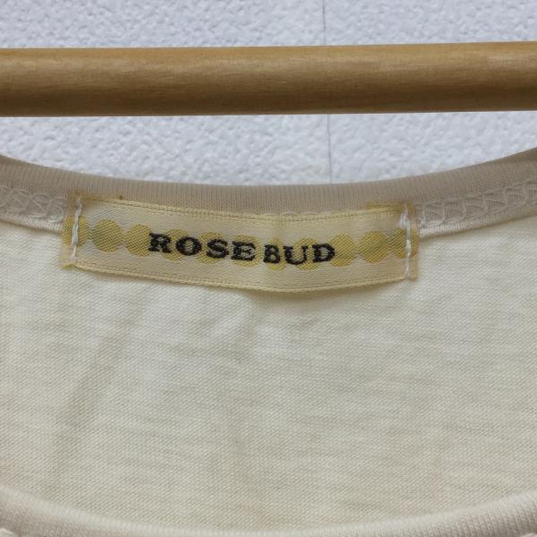 ローズバッド ROSE BUD ワンピース  ワンピース FREE 無地 ベージュ / ベージュ / X 黒 / ブラック /  レディース USED 古着 中古 10019895