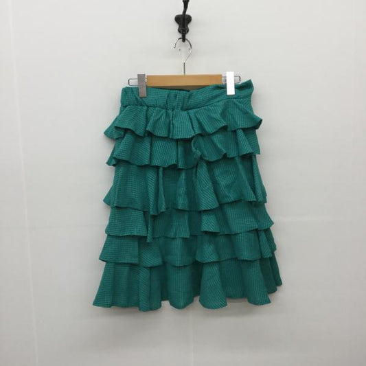 セシルマクビー CECIL McBEE スカート  スカート M 無地 緑 / グリーン /  レディース USED 古着 中古 10019983