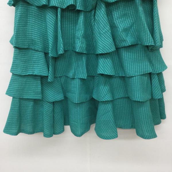 セシルマクビー CECIL McBEE スカート  スカート M 無地 緑 / グリーン /  レディース USED 古着 中古 10019983