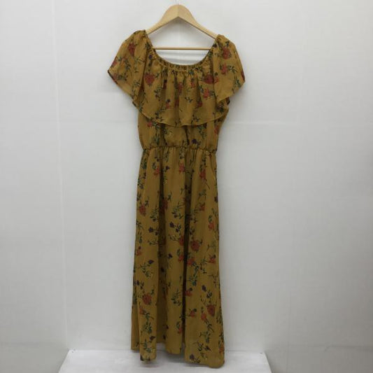 ティティベイト titivate ワンピース  ワンピース M 花柄 黄 / イエロー /  レディース USED 古着 中古 10020063
