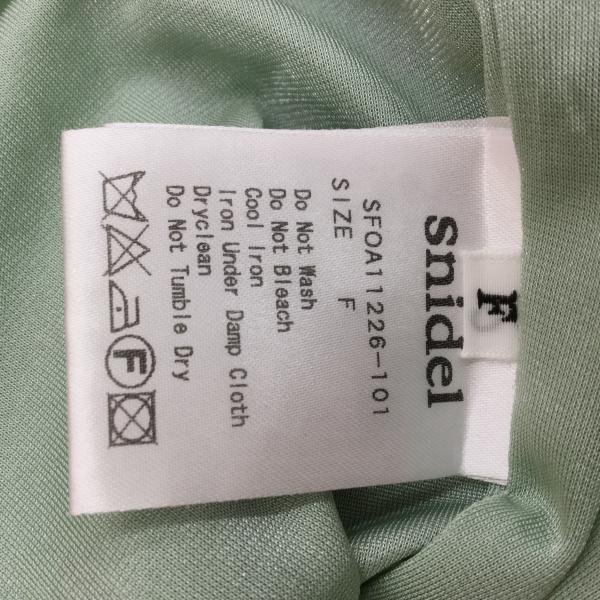 スナイデル SNIDEL ワンピース  ワンピース FREE 花柄 緑 / グリーン /  レディース USED 古着 中古 10020519